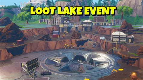 New Loot Lake Digging Event In Fortnite Youtube