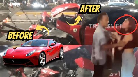 Mobil Sport Mewah Ringsek Pengendara Malah Aniaya Korban Trans