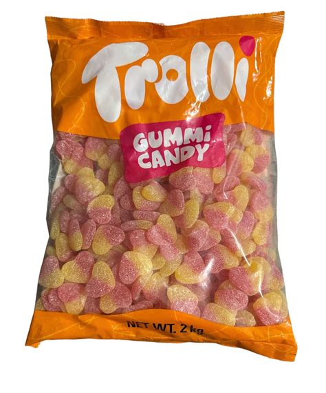 Trolli Sour Peach Hearts 2kg Triple Cjs Creations And Lolly Train