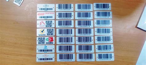 Metal Barcode Label