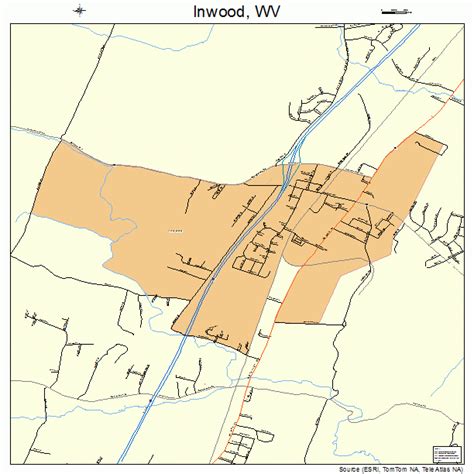 Inwood West Virginia Map - Alvera Marcille