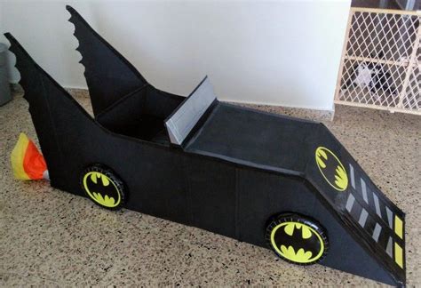 Diy Cardboard Batmobile Batman Photoshoot Batman Diy Cardboard Car