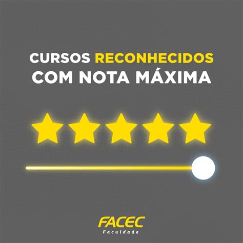 Cursos Nota M Xima No Mec Gradua O