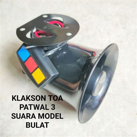 Jual Klakson DASENG TOA 3 SUARA Corong Bulat Universal Motor Mobil