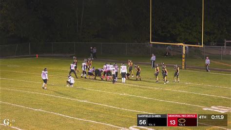 Varsity Football G Men Vs Red Devils Youtube