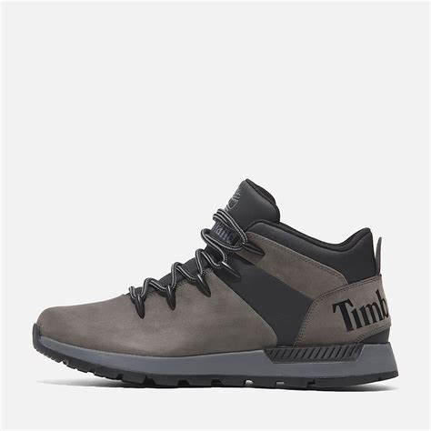 Sneaker Stringata Impermeabile Sprint Trekker Mid Da Uomo In Grigio