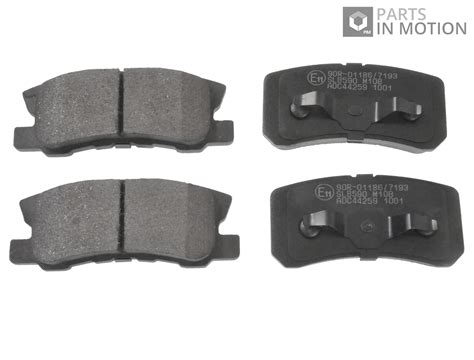 Brake Pads Set Fits Mitsubishi Pajeroshogun Mk3 Mk4 32d Rear 2000 On