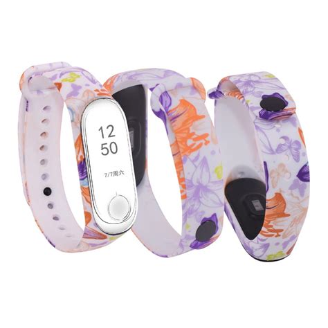 Kj P Colorful Silicone Wrist Band Strap For Xiaomi Mi Band Smart