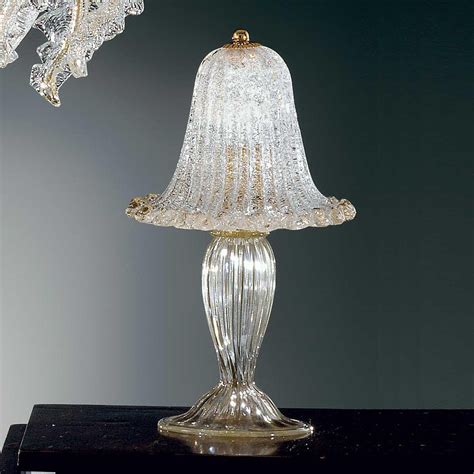 Elise Lampe De Chevet En Verre De Murano