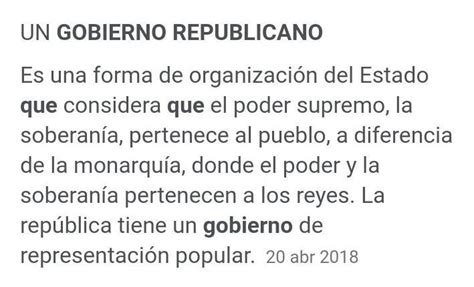 O Que Significa Republicano - Significado De República En El Diccionario De Español – MRQOI