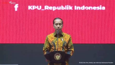 Jokowi Minta KPU Siapkan Logistik Pemilu Yang Detail Hal Kecil Bisa