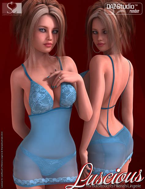 Luscious For Milenas Lingerie Daz 3d