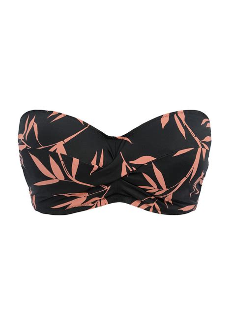 Biustonosz kąpielowy Fantasie Swim LUNA BAY FS LAK Uw Twist Bandeau Bikini Top Lacquered