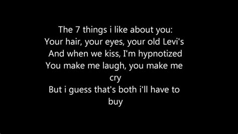 Miley Cyrus 7 Things W Lyrics Youtube