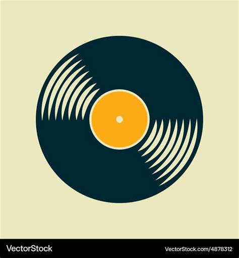 Vinyl Record Icon Royalty Free Vector Image VectorStock