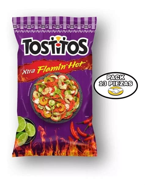 Tostitos Morados Xtra Flamin Hot Sabritas Pack 18 Pz Mayoreo Mebuscar México