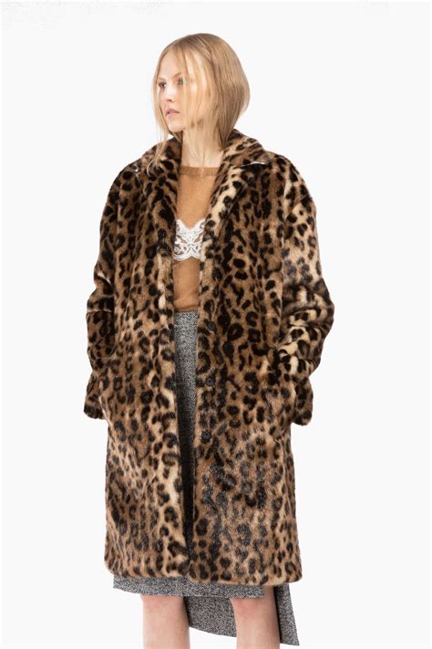 Leopard Print Faux Fur Coat Leopard Print Faux Fur Coat Digimigamesky