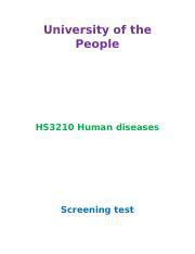 Written Assignment Unit Screening Test Docx University Of The