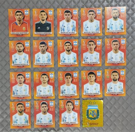 Figuritas Mundial Qatar Lote Argentina Incluye Album Mebuscar