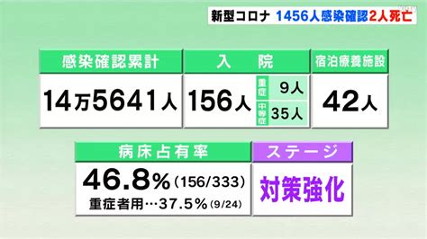 新型コロナ 高知県内で新たに1456人感染確認2人死亡 Tbs News Dig