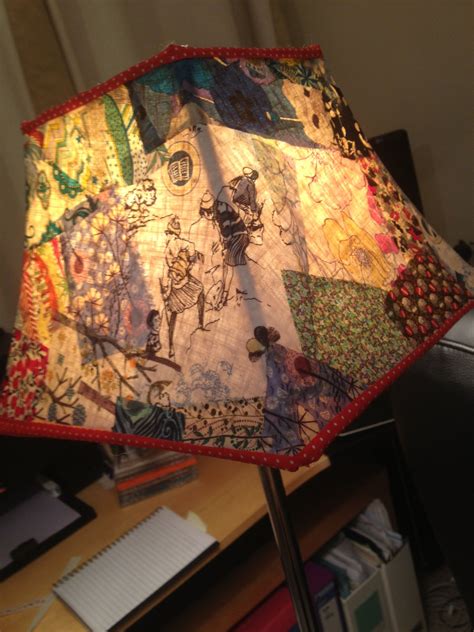 Upcycled Liberty Fabric Lampshade Fabric Lampshade Paper Lamp