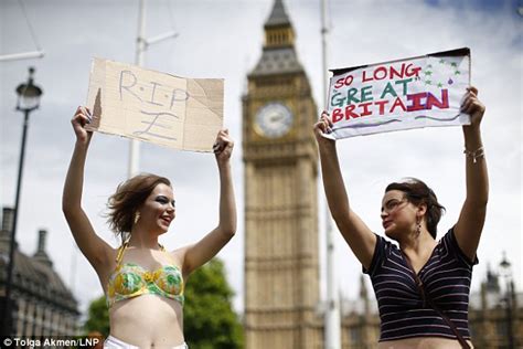 Anti Brexit Protests Break Out On London Streets After Petition For