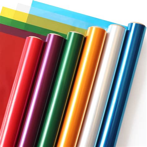 Amazon Syogua Transparent Colored Cellophane Wrap Roll Colors