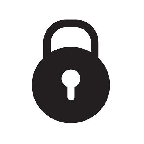 Lock Icon Vector Illustration 581777 Vector Art At Vecteezy