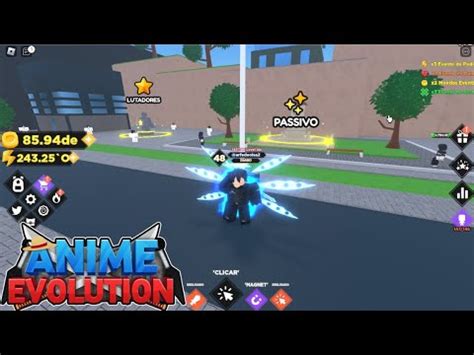 Fiquei X Mais Forte No Anime Evolution Simulator Roblox Youtube