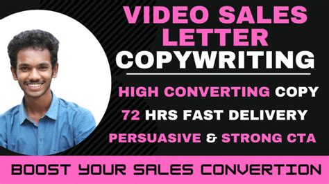 Write Video Sales Letter Or Vsl Script By Sathiishkarthik Fiverr