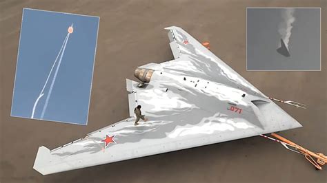 Insane Videos Show The Moment A Russian S 70 UCAV Is Shot Down By