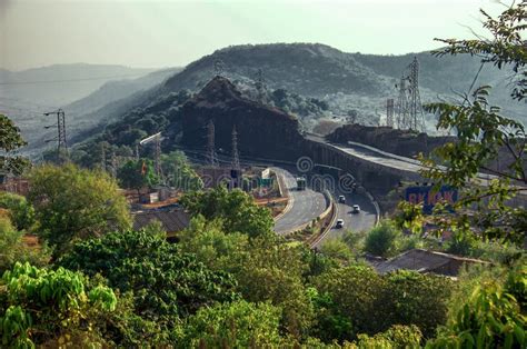 Mumbai-pune Expressway from Khandala Ghat 14 Mar 2005 Editorial Photo ...