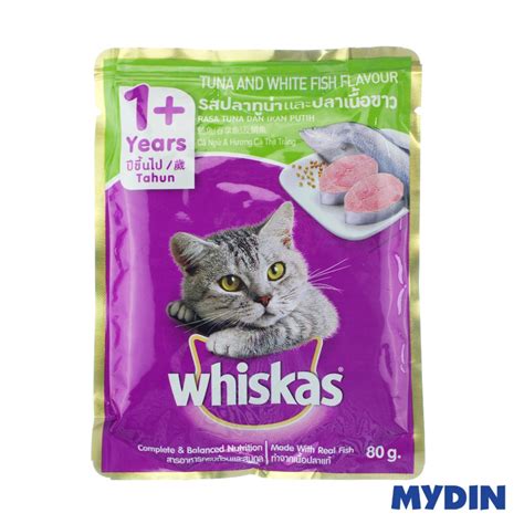 Whiskas Tuna White Fish Cat Food 80g Shopee Malaysia