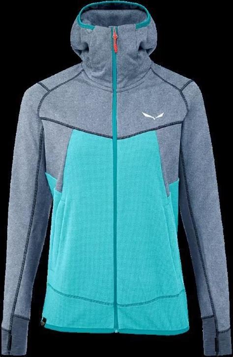 SALEWA DAMSKA BLUZA PUEZ HYBRID POLARLITE FULL ZIP PREMIUM NAVY MELANGE