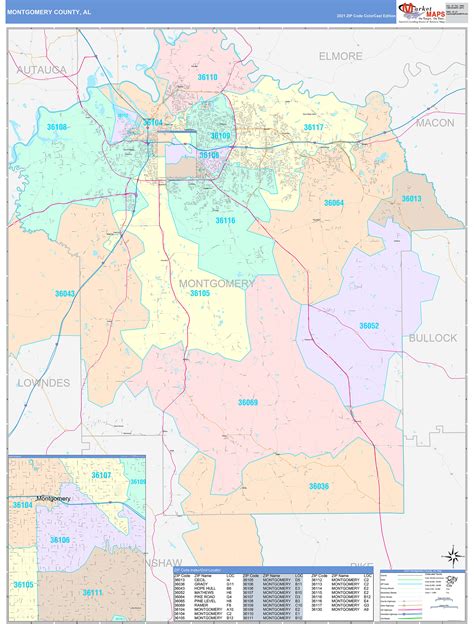 Montgomery Al County Map