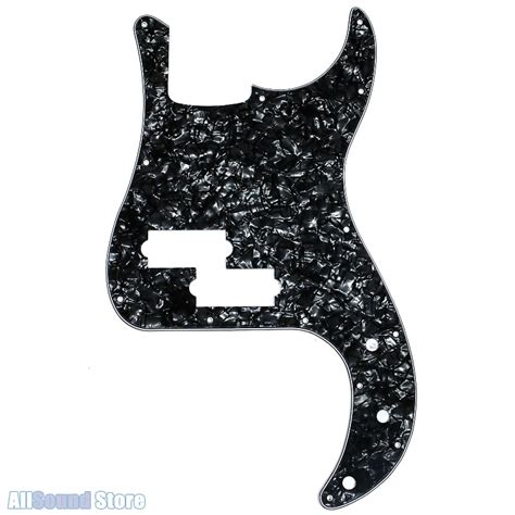 3 Ply Black Pearloid Pickguard For 4 String Fender® Precision Reverb