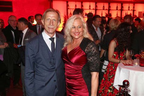 Christoph Daum With Wife Angelica Camm Daum At The Premiere Of The Sky