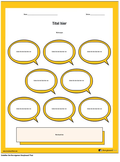 Arbeitsblätter zu Kontexthinweisen für Schüler StoryboardThat