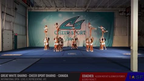 Cheer Sport Great White Sharks 2021 Youtube