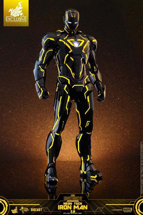 Hot Toys Neon Tech Iron Man Figure The Toyark News