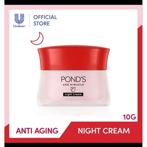 Jual Ponds Age Miracle Night Cream G Shopee Indonesia