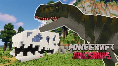 Tyrannosaurus Rex Enclosure Speed Build Minecraft Dinosaurs Youtube