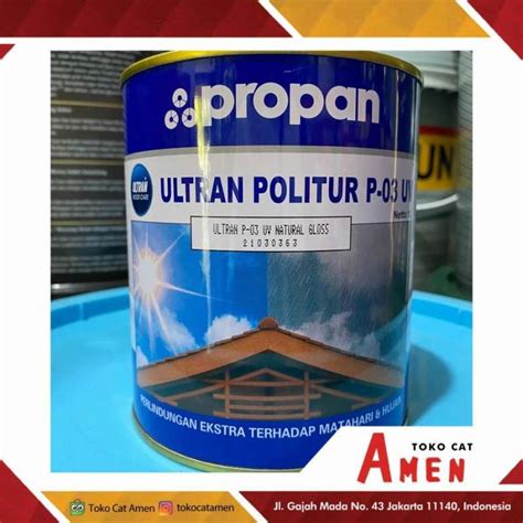 Jual Propan Ultran Politur P Uv Kg Cat Kayu Eksterior Mahony Di