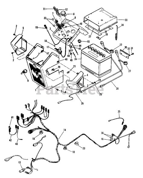 Simplicity 4041 990954 Simplicity Power Max Garden Tractor Electrical System Parts Lookup