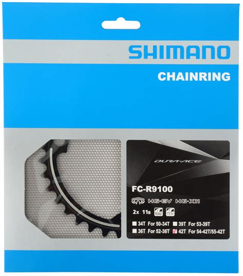 Shimano DURA ACE Chainring For FC R9100 55 54 42T Chainring 11 Speed