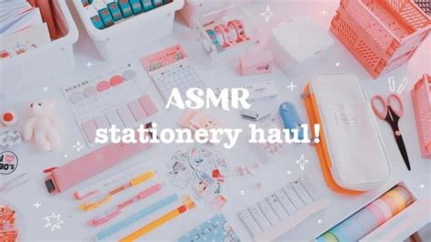 Huge Stationery Haul Asmr Unboxing Cosy Music With Stationery Pal