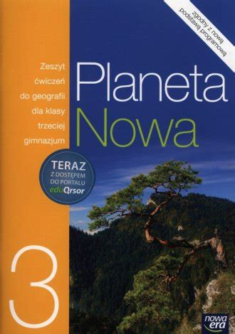 Planeta Nowa Geografia Klasa 3 Gimnazjum Zeszyt ćwiczeń z kodem