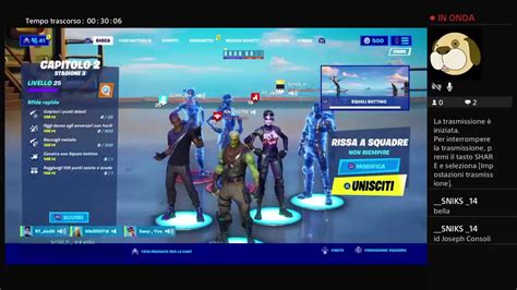 Live Fortnite Facciamo I Provini Per Il Team Tk A Chi Vuole Youtube