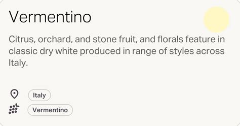 Vermentino Wine Profile And Expert Food Pairings Vi