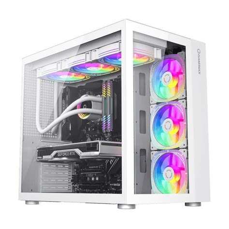 Корпус для пк игровой, Gamemax Infinity, midi tower, белый, atx, micro ...